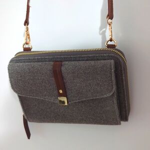 Felt crossbody bag